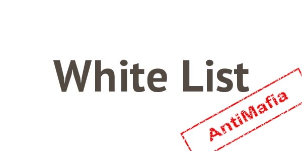 Iscrizione nella “White List”